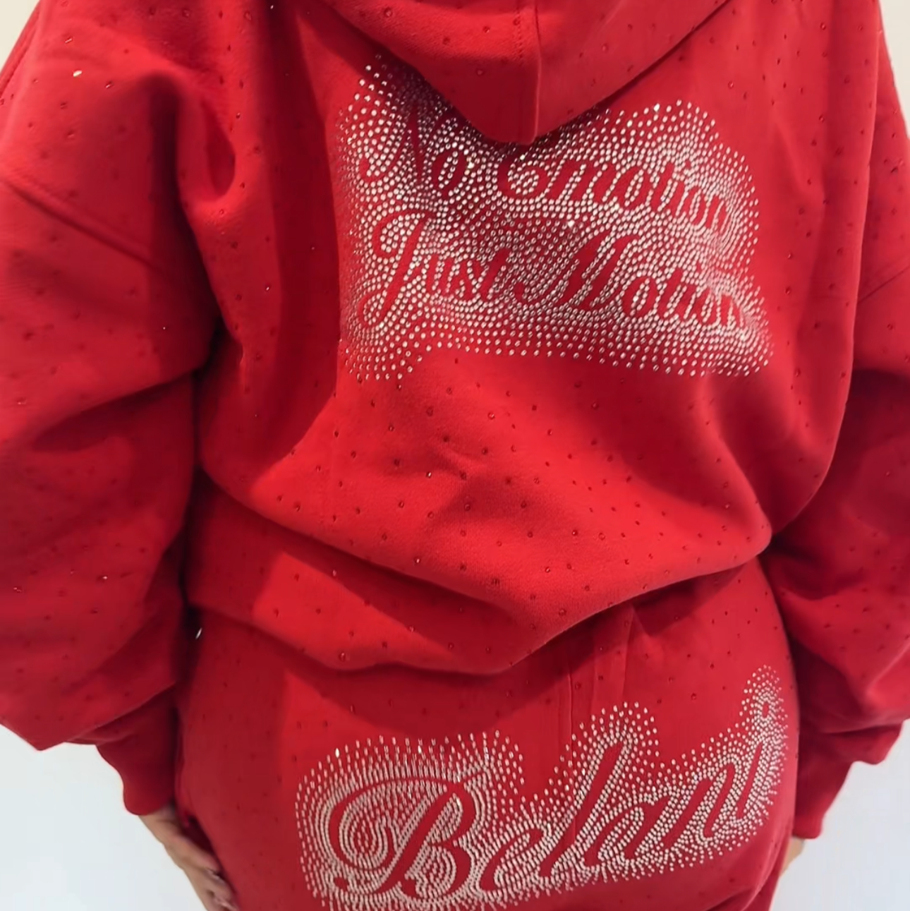 "NO EMOTION JUST MOTION" HOODIE